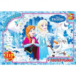 Пазлы G-Toys «Frozen» 117 эл