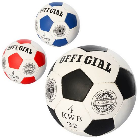 Футбольный мяч 3 цвета 2501-21 - фото 1