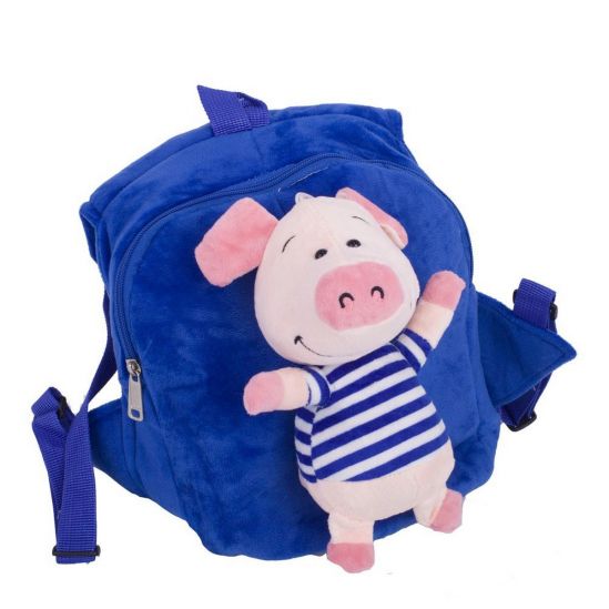 Рюкзак с мягкой игрушкой «Свинка» 4 цвета - фото 4