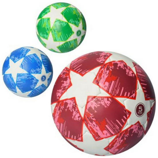 Мяч футбольный 3 цвета 3000-40 - фото 1