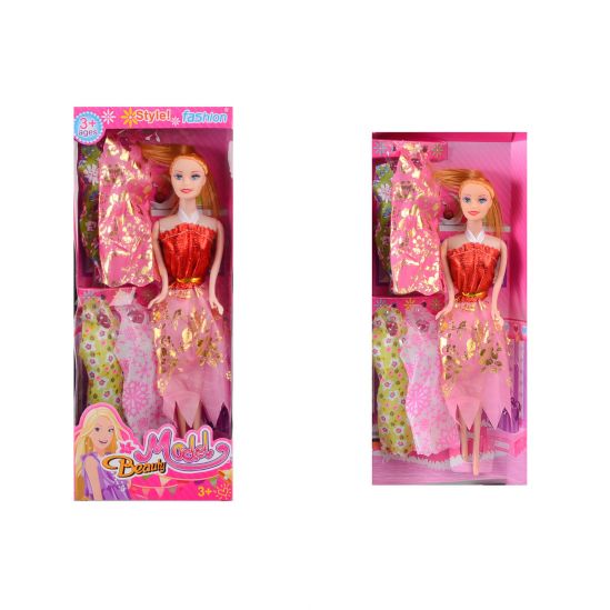 Кукла с набором платьев - фото 1