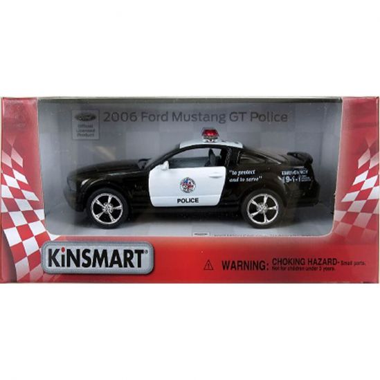 Машинка Kinsmart 2006 Ford Mustang GT Police - фото 2