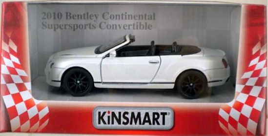 Машинка Kinsmart 2010 Bentley Continental Supersports Convertible - фото 3