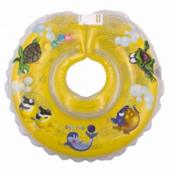 Круг для купания младенца «Bambino» желтый 250019 - фото 1