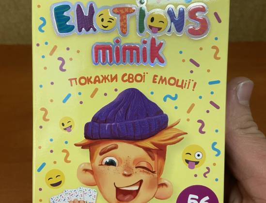 Карточная игра для детей «Emotions Mimik» Покажи свои эмоции Danko Toys EM-01-01 - фото 2