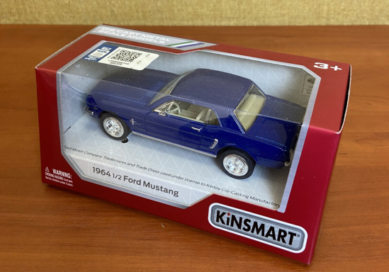Машинка Kinsmart 1964 1/2 Ford Mustang - фото 5